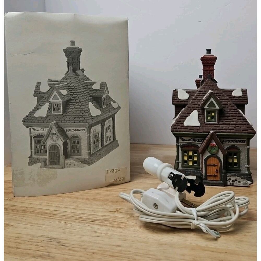 Dept. 56 Dickens' Village Series WM. Wheat Cakes & Puddings #5808-4 (1993)